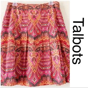 Talbots Multi Colored Skirt Size 8